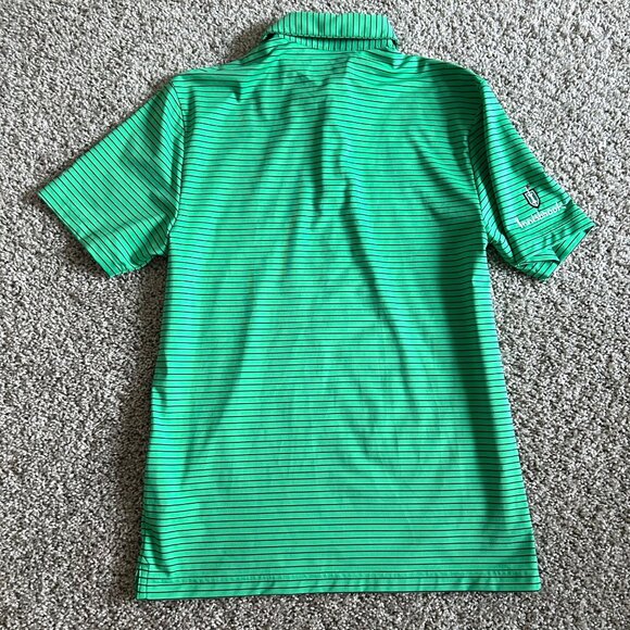 Under Armour Men's Size small HeatGear UPF 30 Polo Shirt Green - Picture 2 of 8